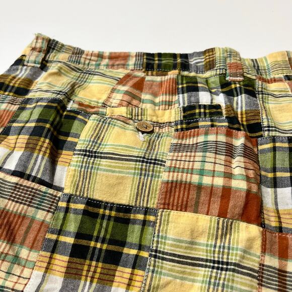 Barry Bricken‎ Plaid Madras Patchwork Shorts 42 (2637) - Picture 4 of 7
